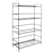 Advantus FlipShelf Four-Shelf Unit, 26.5 x 12 x 43, Black 38701 - alternate 1